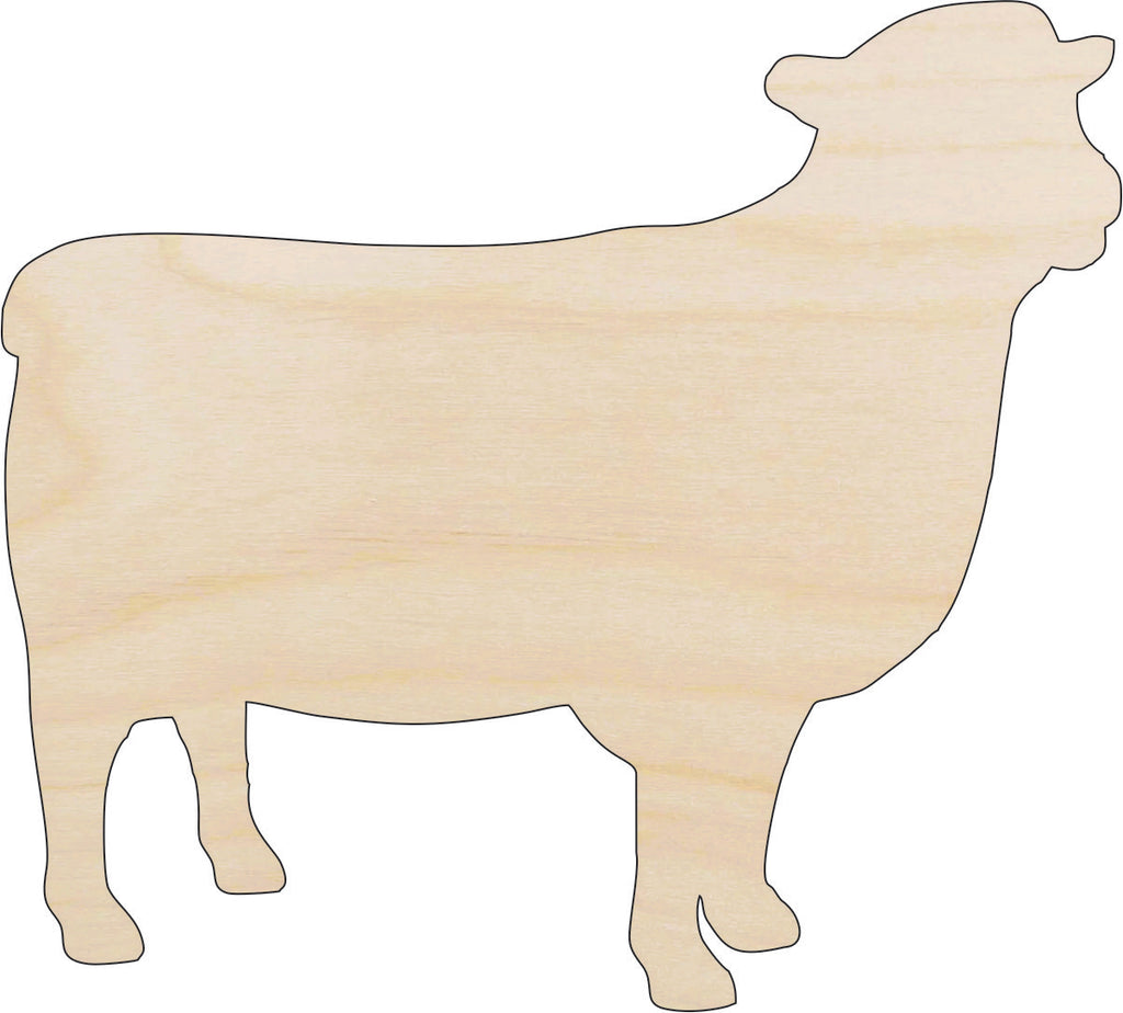 Cow  - Laser Cut Out Unfinished Wood Craft Shape COW35