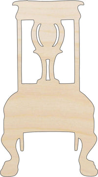 Chair Wood Craft Shape - Laser Cut Baltic Birch Unfinished DIY Wood Art Supplies DCR2 - The Wood Shape Store