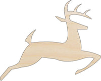 Deer Wood Craft Shape - Laser Cut Baltic Birch Unfinished DIY Wood Art Supplies DER12 - The Wood Shape Store