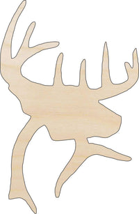 Deer Wood Craft Shape - Laser Cut Baltic Birch Unfinished DIY Wood Art Supplies DER17 - The Wood Shape Store