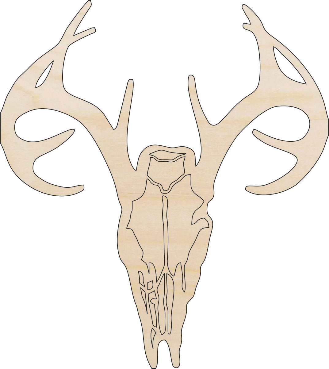 Deer - Laser Cut Out Unfinished Wood Craft Shape DER18 Deer - Laser Cut Out Unfinished Wood Craft Shape DER18