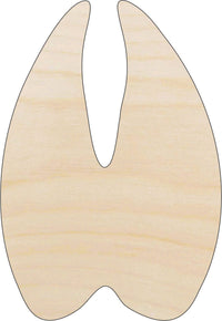 Deer Wood Craft Shape - Laser Cut Baltic Birch Unfinished DIY Wood Art Supplies DER21 - The Wood Shape Store