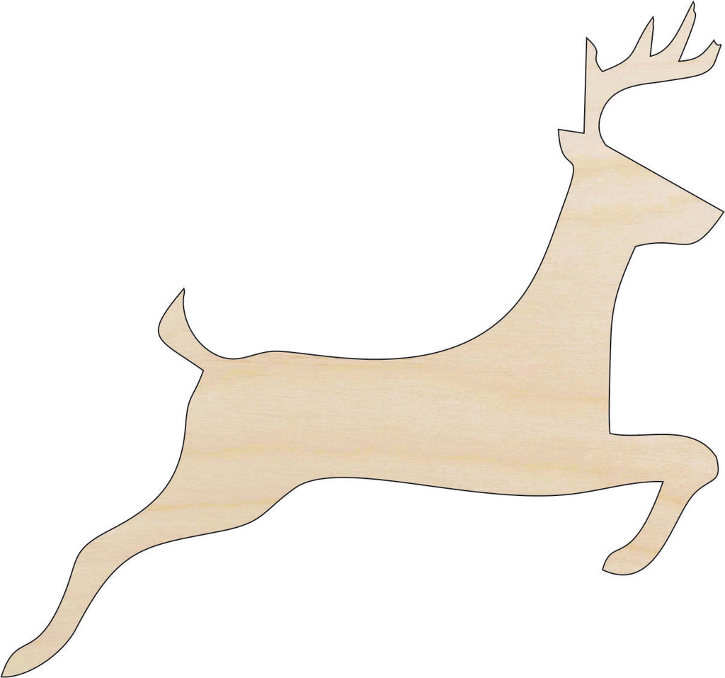 Deer - Laser Cut Out Unfinished Wood Craft Shape DER32