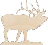 Deer Wood Craft Shape - Laser Cut Baltic Birch Unfinished DIY Wood Art Supplies DER40 - The Wood Shape Store