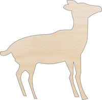 Deer Wood Craft Shape - Laser Cut Baltic Birch Unfinished DIY Wood Art Supplies DER41 - The Wood Shape Store