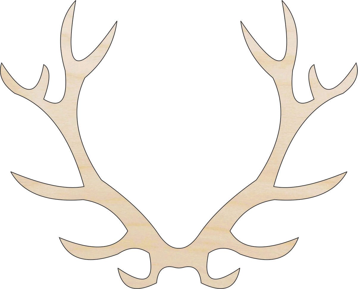Deer Wood Craft Shape - Laser Cut Baltic Birch Unfinished DIY Wood Art Supplies DER58 - The Wood Shape Store