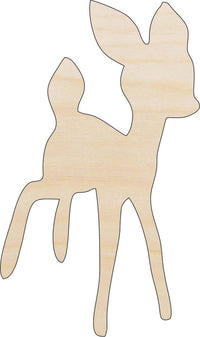 Deer Wood Craft Shape - Laser Cut Baltic Birch Unfinished DIY Wood Art Supplies DER65 - The Wood Shape Store