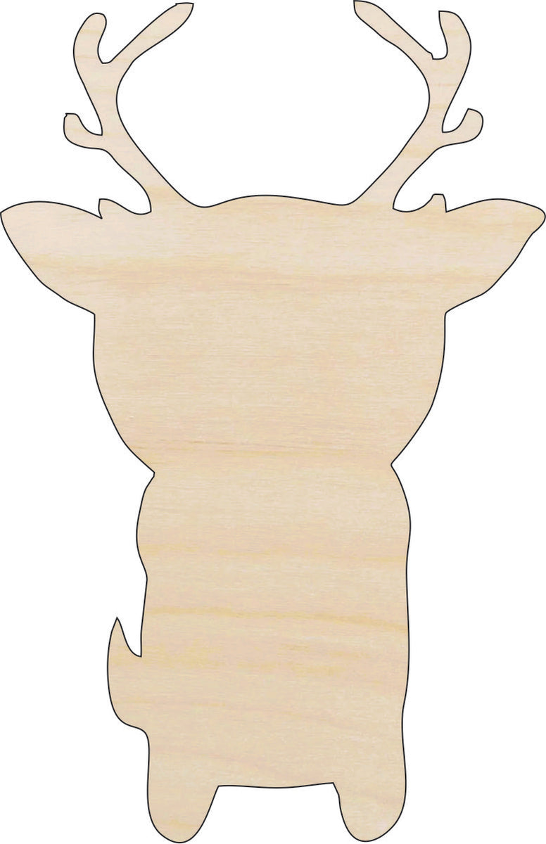 Deer - Laser Cut Out Unfinished Wood Craft Shape DER73 Deer - Laser Cut Out Unfinished Wood Craft Shape DER73