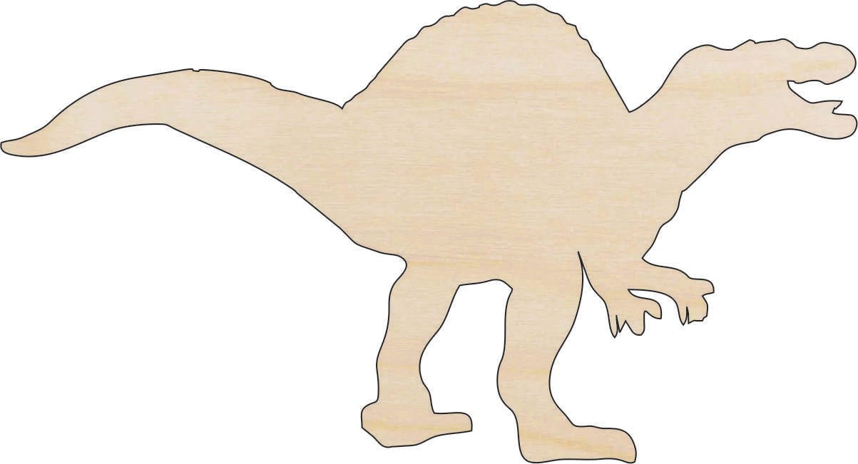 Dinosaur - Wood Craft Shape - Laser Cut Baltic Birch Unfinished DIY Wood Art Supplies DIN11 - The Wood Shape Store