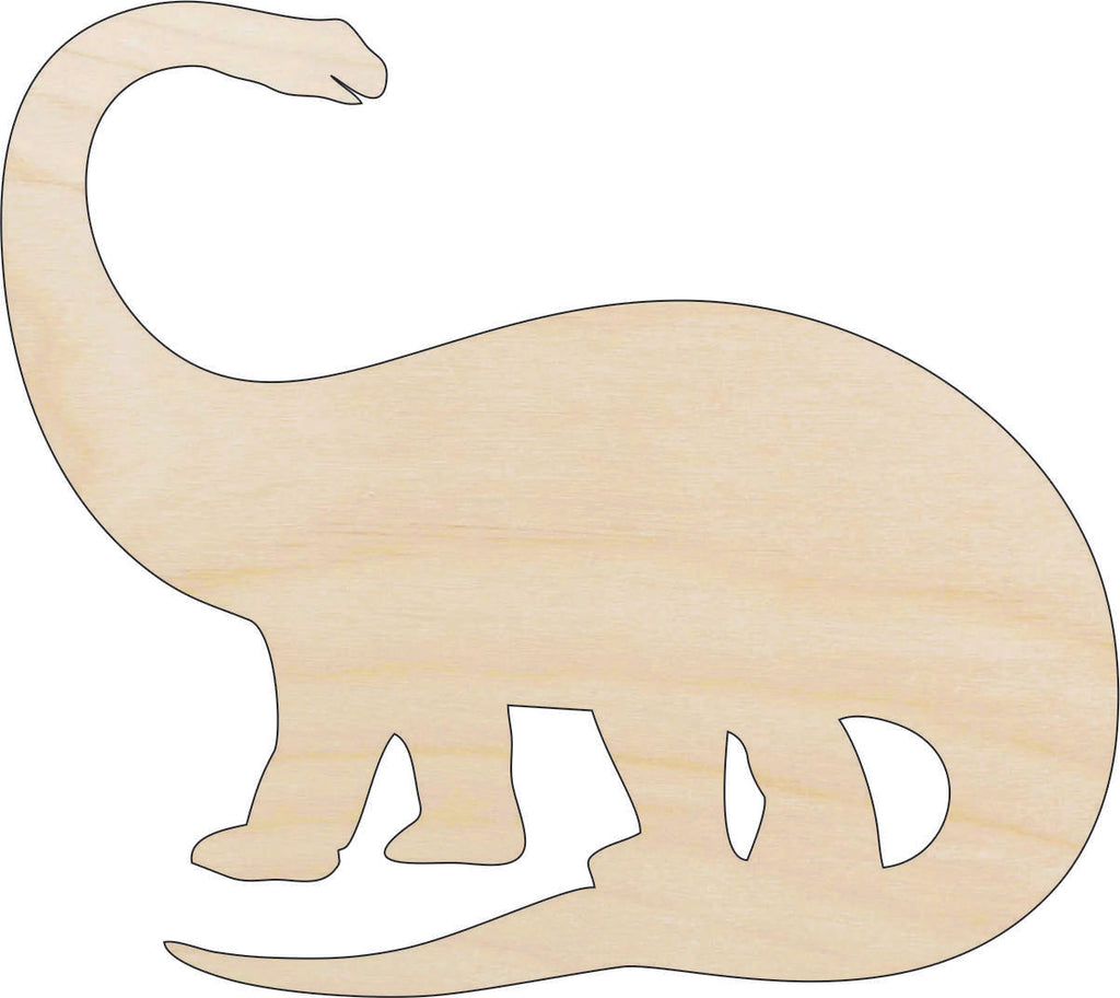 Brontosaurus Dinosaur - Laser Cut Wood Shape DIN12
