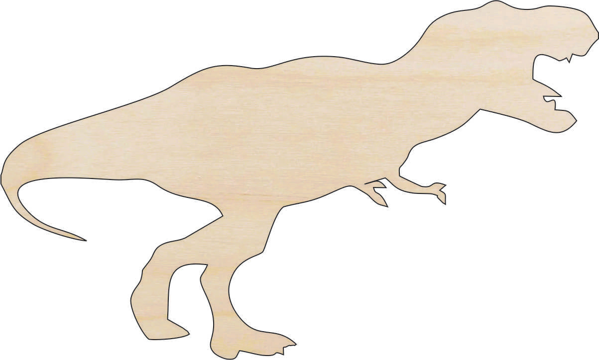 Dinosaur - Laser Cut Out Unfinished Wood Craft Shape DIN18 Dinosaur - Laser Cut Out Unfinished Wood Craft Shape DIN18