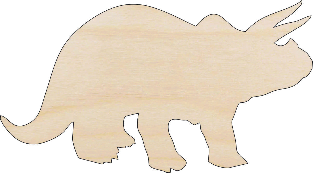 Dinosaur - Laser Cut Out Unfinished Wood Craft Shape DIN26