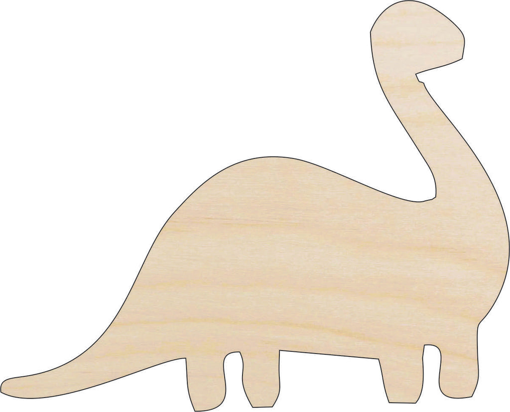 Brontosaurus Dinosaur  - Laser Cut Wood Shape DIN27
