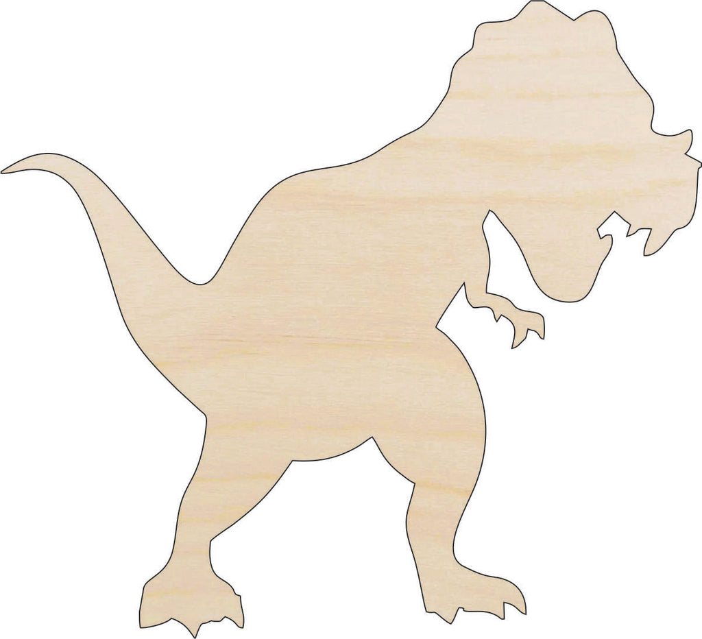 Dinosaur - Laser Cut Out Unfinished Wood Craft Shape DIN30