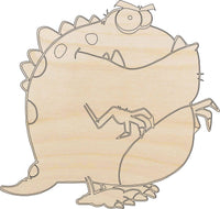 Dinosaur - Wood Craft Shape - Laser Cut Baltic Birch Unfinished DIY Wood Art Supplies DIN5 - The Wood Shape Store