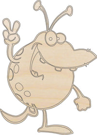 Dinosaur - Wood Craft Shape - Laser Cut Baltic Birch Unfinished DIY Wood Art Supplies DIN8 - The Wood Shape Store