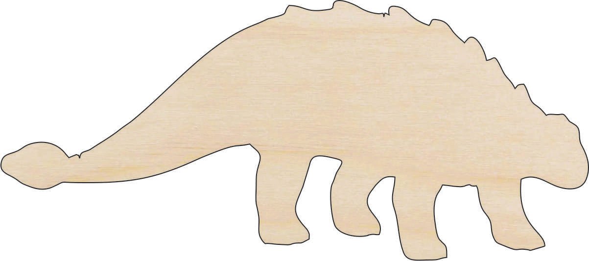 Dinosaur - Wood Craft Shape - Laser Cut Baltic Birch Unfinished DIY Wood Art Supplies DIN9 - The Wood Shape Store