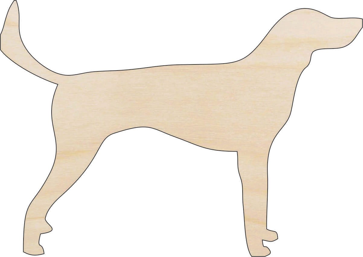 Dog Wood Craft Shape - Laser Cut Baltic Birch Unfinished DIY Wood Art Supplies DOG103 - The Wood Shape Store