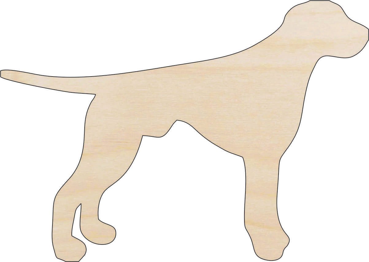 Dog Wood Craft Shape - Laser Cut Baltic Birch Unfinished DIY Wood Art Supplies DOG105 - The Wood Shape Store