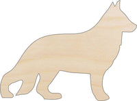 Dog Wood Craft Shape - Laser Cut Baltic Birch Unfinished DIY Wood Art Supplies DOG113 - The Wood Shape Store