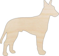Dog Wood Craft Shape - Laser Cut Baltic Birch Unfinished DIY Wood Art Supplies DOG11 - The Wood Shape Store