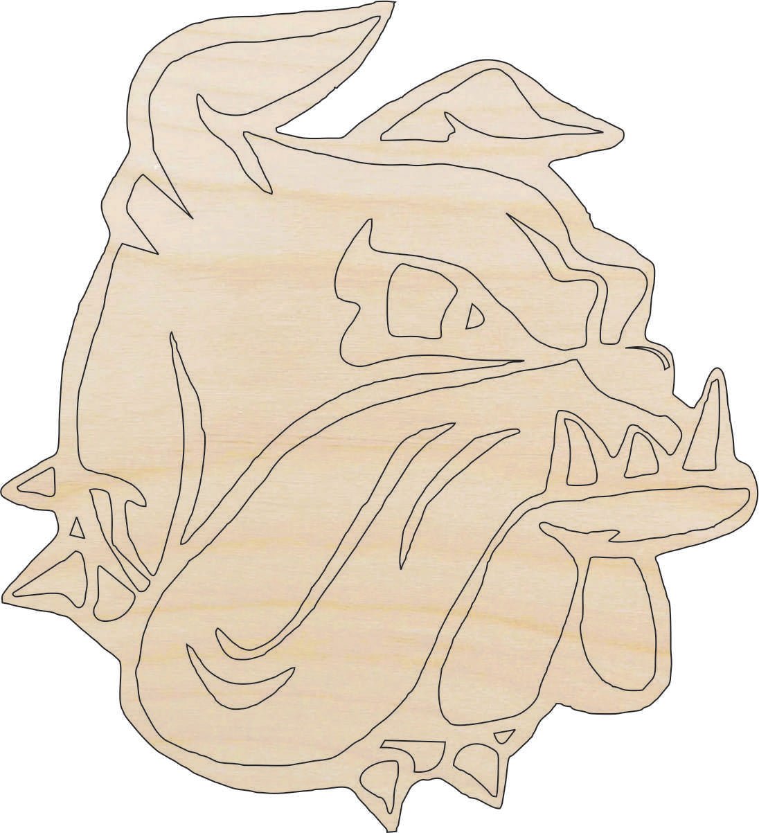 Dog Wood Craft Shape - Laser Cut Baltic Birch Unfinished DIY Wood Art Supplies DOG121 - The Wood Shape Store