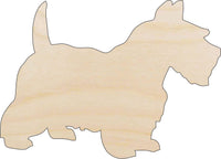 Dog Wood Craft Shape - Laser Cut Baltic Birch Unfinished DIY Wood Art Supplies DOG131 - The Wood Shape Store