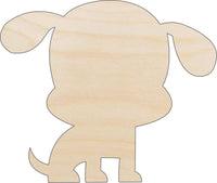 Dog Wood Craft Shape - Laser Cut Baltic Birch Unfinished DIY Wood Art Supplies DOG132 - The Wood Shape Store