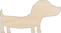Dog Wood Craft Shape - Laser Cut Baltic Birch Unfinished DIY Wood Art Supplies DOG137 - The Wood Shape Store