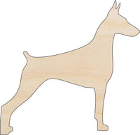 Dog Wood Craft Shape - Laser Cut Baltic Birch Unfinished DIY Wood Art Supplies DOG141 - The Wood Shape Store