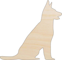 Dog Wood Craft Shape - Laser Cut Baltic Birch Unfinished DIY Wood Art Supplies DOG142 - The Wood Shape Store