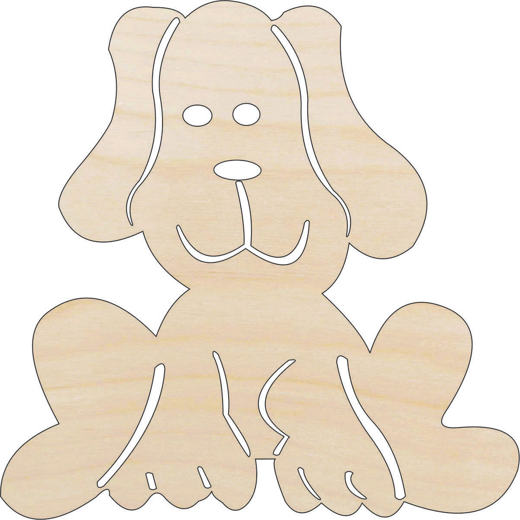 Dog - Laser Cut Out Unfinished Wood Craft Shape DOG143