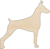Dog Wood Craft Shape - Laser Cut Baltic Birch Unfinished DIY Wood Art Supplies DOG148 - The Wood Shape Store