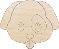 Dog Wood Craft Shape - Laser Cut Baltic Birch Unfinished DIY Wood Art Supplies DOG14 - The Wood Shape Store