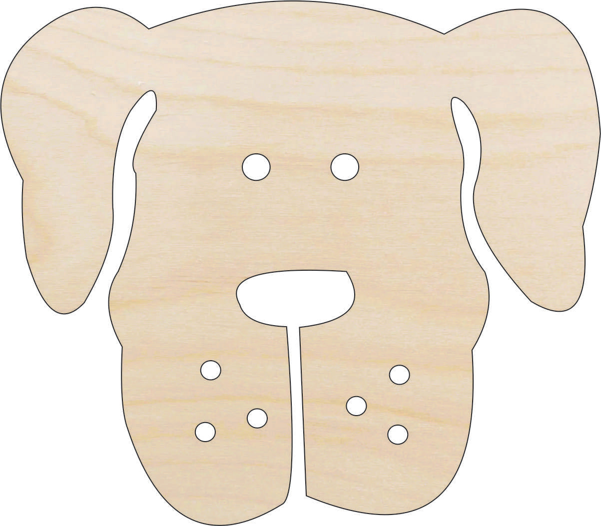 Dog - Laser Cut Out Unfinished Wood Craft Shape DOG157 Dog - Laser Cut Out Unfinished Wood Craft Shape DOG157