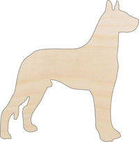 Dog Wood Craft Shape - Laser Cut Baltic Birch Unfinished DIY Wood Art Supplies DOG15 - The Wood Shape Store