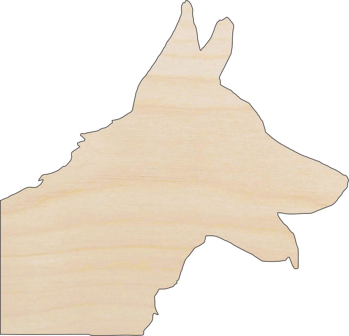 Dog Wood Craft Shape - Laser Cut Baltic Birch Unfinished DIY Wood Art Supplies DOG16 - The Wood Shape Store