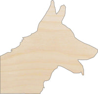 Dog Wood Craft Shape - Laser Cut Baltic Birch Unfinished DIY Wood Art Supplies DOG16 - The Wood Shape Store
