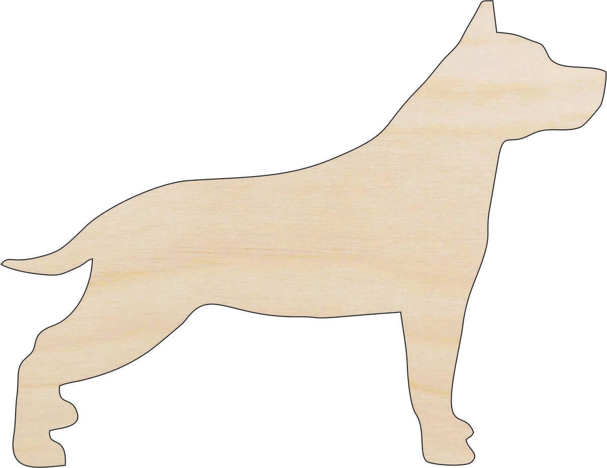 Dog Wood Craft Shape - Laser Cut Baltic Birch Unfinished DIY Wood Art Supplies DOG18 - The Wood Shape Store
