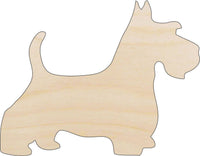Dog Wood Craft Shape - Laser Cut Baltic Birch Unfinished DIY Wood Art Supplies DOG28 - The Wood Shape Store