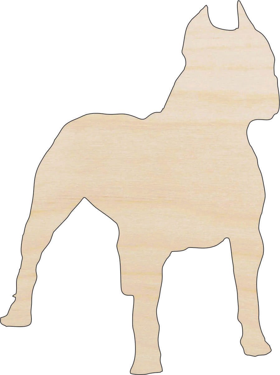 Dog Wood Craft Shape - Laser Cut Baltic Birch Unfinished DIY Wood Art Supplies DOG32 - The Wood Shape Store
