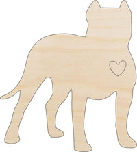 Dog Wood Craft Shape - Laser Cut Baltic Birch Unfinished DIY Wood Art Supplies DOG33 - The Wood Shape Store