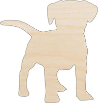 Dog Wood Craft Shape - Laser Cut Baltic Birch Unfinished DIY Wood Art Supplies DOG35 - The Wood Shape Store