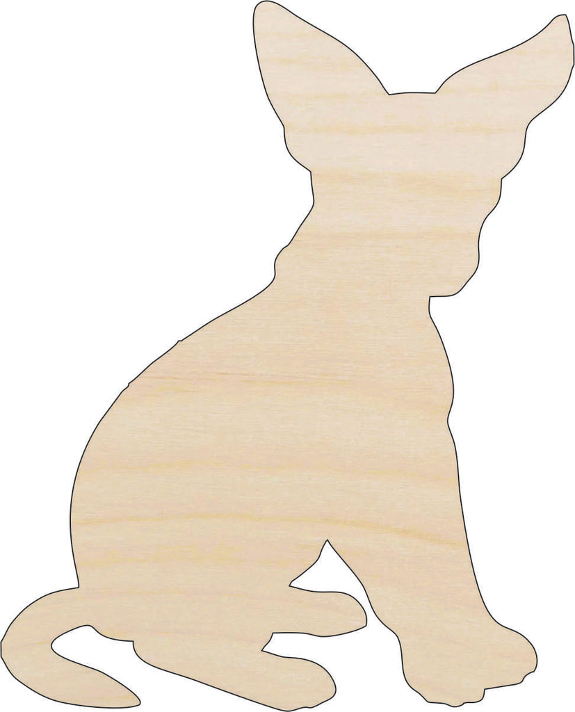Dog - Laser Cut Out Unfinished Wood Craft Shape DOG44