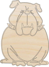 Dog Wood Craft Shape - Laser Cut Baltic Birch Unfinished DIY Wood Art Supplies DOG63 - The Wood Shape Store