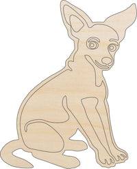 Dog Wood Craft Shape - Laser Cut Baltic Birch Unfinished DIY Wood Art Supplies DOG6 - The Wood Shape Store
