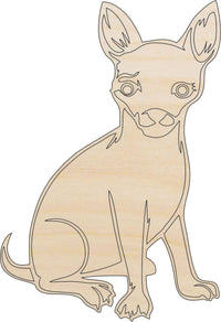 Dog Wood Craft Shape - Laser Cut Baltic Birch Unfinished DIY Wood Art Supplies DOG7 - The Wood Shape Store