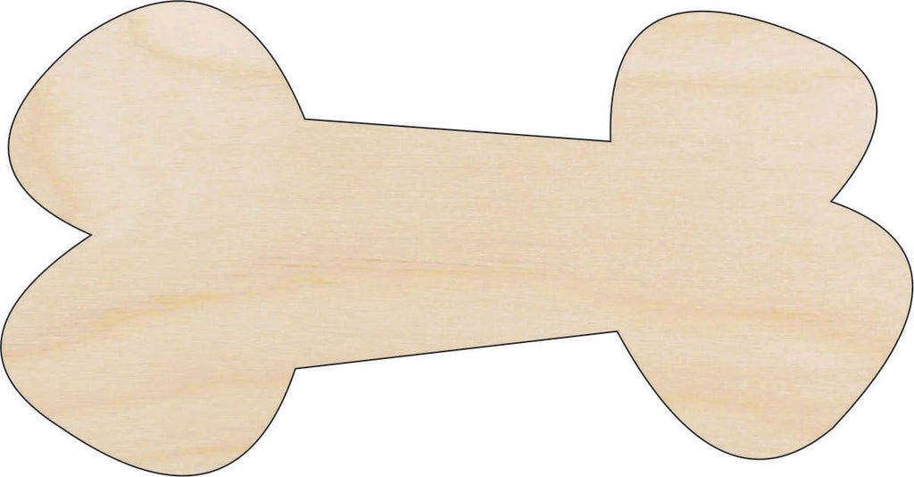 Dog Bone - Laser Cut Out Unfinished Wood Craft Shape DOG84