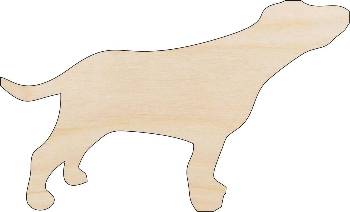 Dog Wood Craft Shape - Laser Cut Baltic Birch Unfinished DIY Wood Art Supplies DOG88 - The Wood Shape Store