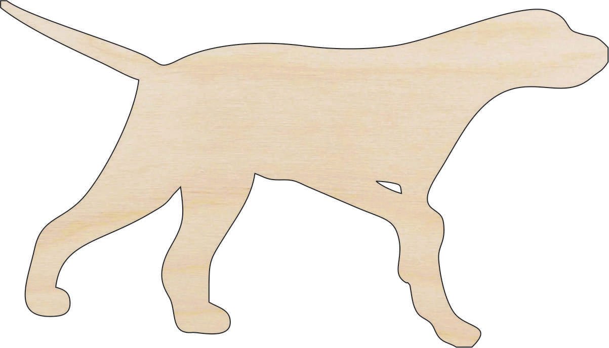 Dog Wood Craft Shape - Laser Cut Baltic Birch Unfinished DIY Wood Art Supplies DOG92 - The Wood Shape Store
